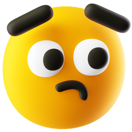 Surprised emoji  3D Icon