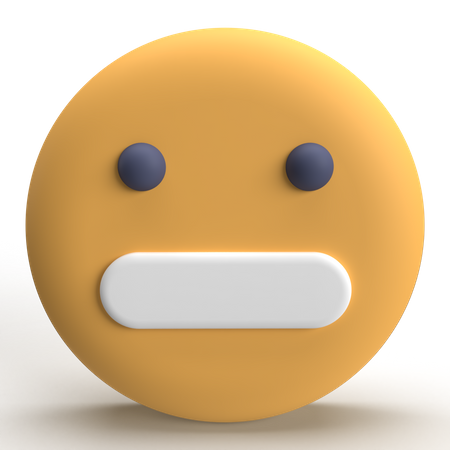 Surprised Emoji  3D Icon