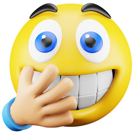 Surprised Hand Emoji  3D Icon