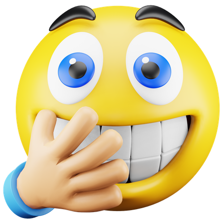 Surprised Hand Emoji  3D Icon