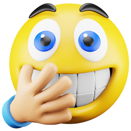 Surprised Hand Emoji 3D Icon