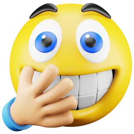 Surprised Hand Emoji  3D Icon