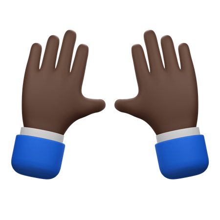 Surrender Hands Gesture  3D Icon