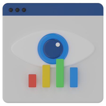 Surveillance Web  3D Icon