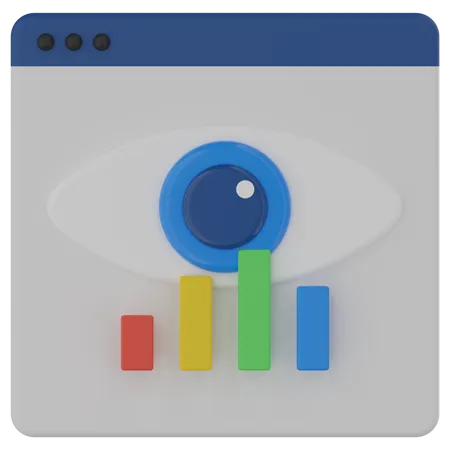 Surveillance Web  3D Icon