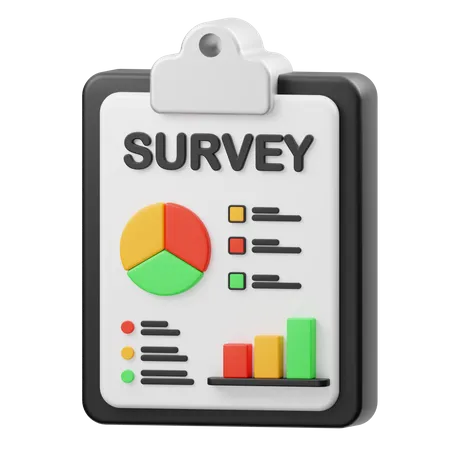 Survey  3D Icon