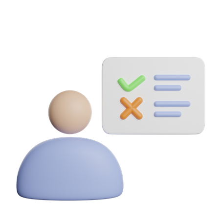 Survey  3D Icon