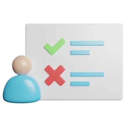 Survey  3D Icon