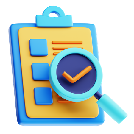 Survey  3D Icon