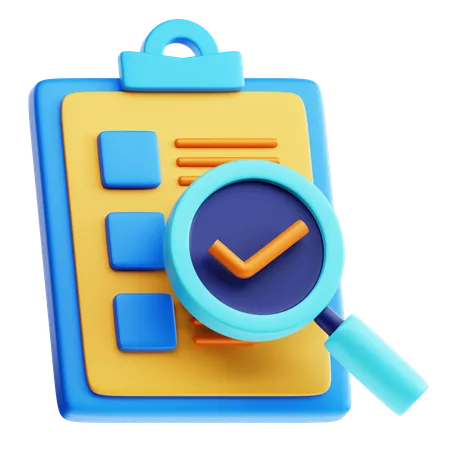 Survey  3D Icon