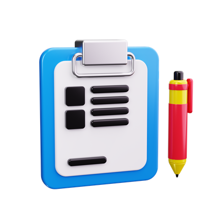 Survey  3D Icon
