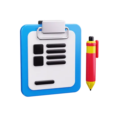 Survey  3D Icon