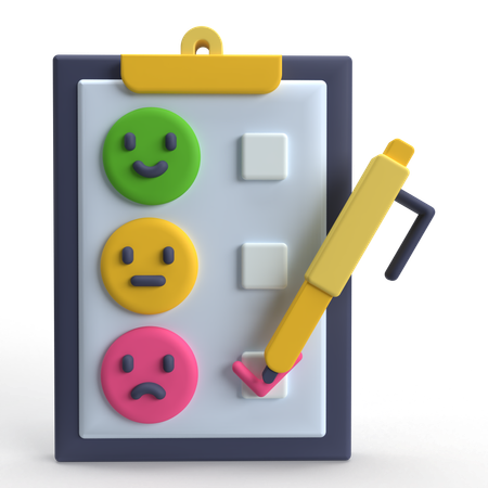 Survey  3D Icon