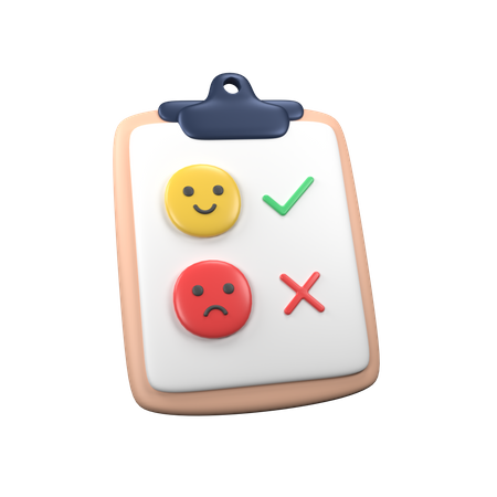 Survey  3D Icon