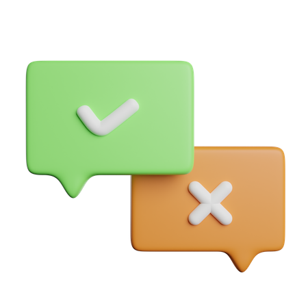 Survey Message  3D Icon