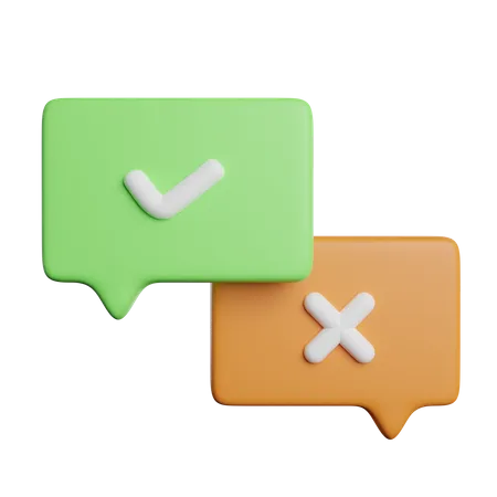 Survey Message  3D Icon