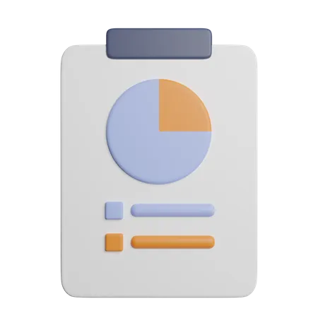 Survey Report  3D Icon