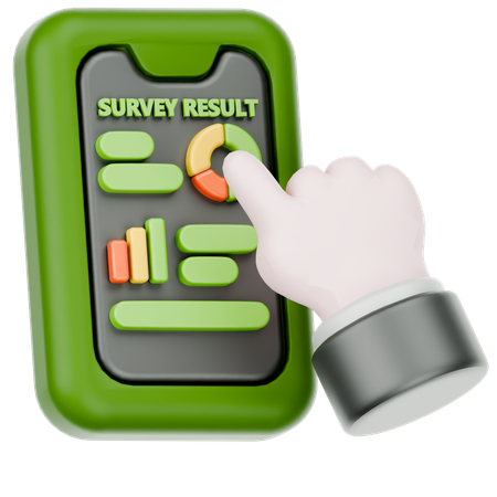 Survey Result  3D Icon