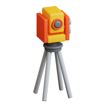 Surveying Equipment  3D Icon