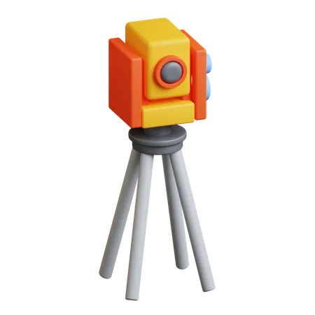 Surveying Equipment  3D Icon