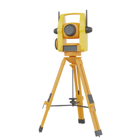 Surveyors Tripod  3D Icon