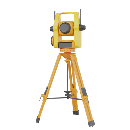 Surveyors Tripod  3D Icon