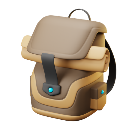 Survival Backpack  3D Icon