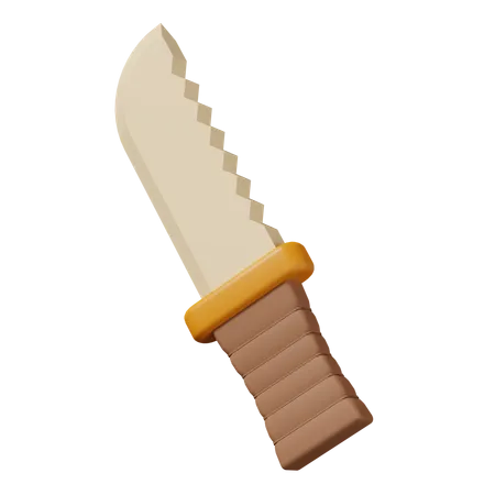 Survival Knife  3D Icon