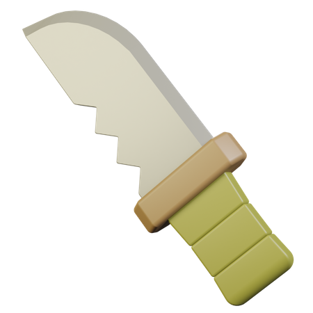 Survival Knife  3D Icon