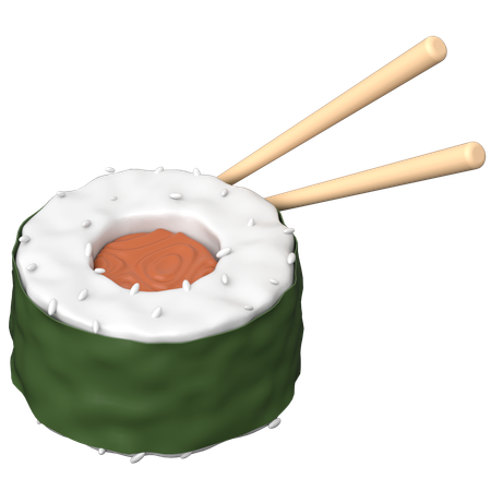 Sushi  3D Icon