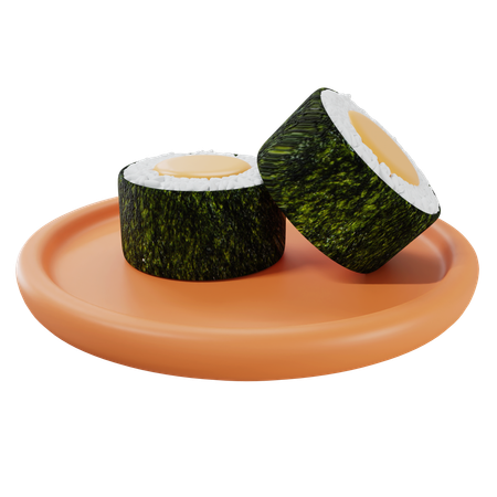 Sushi  3D Icon