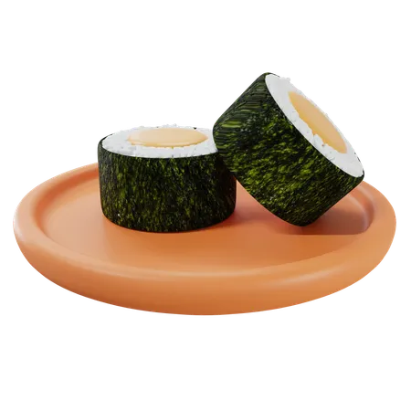 Sushi  3D Icon