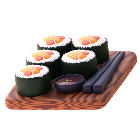 Sushi  3D Icon