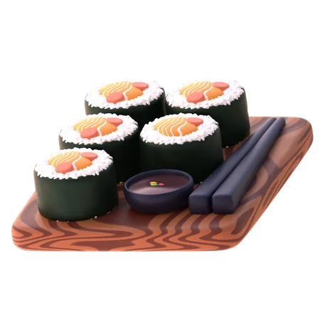 Sushi  3D Icon