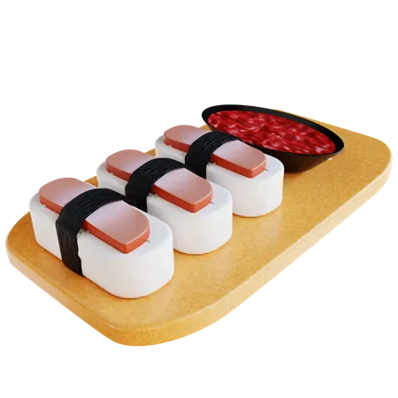 Sushi  3D Icon