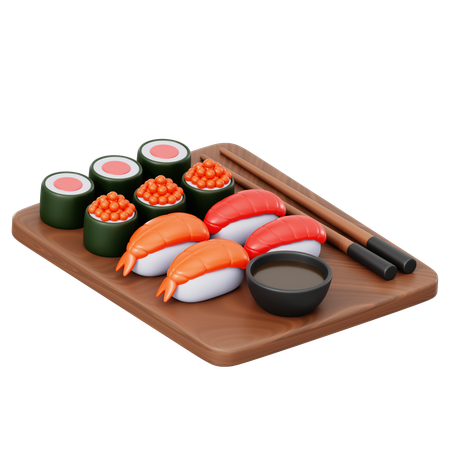 Sushi  3D Icon