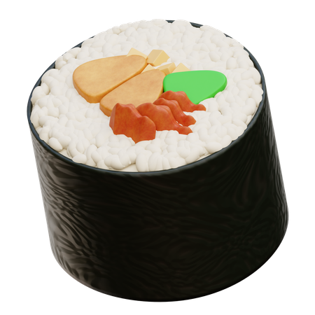 Sushi  3D Icon