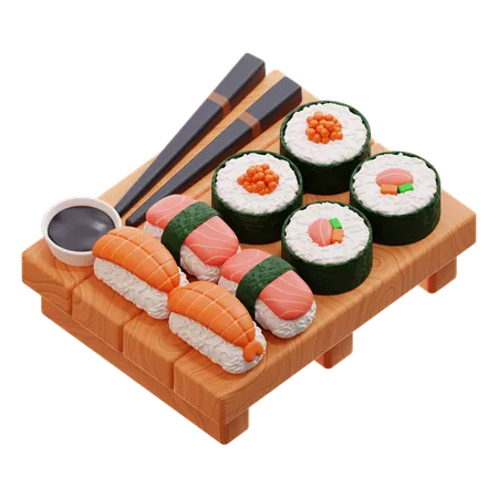 Sushi  3D Icon