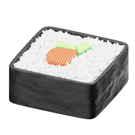 Sushi  3D Icon