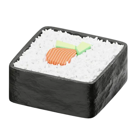 Sushi  3D Icon