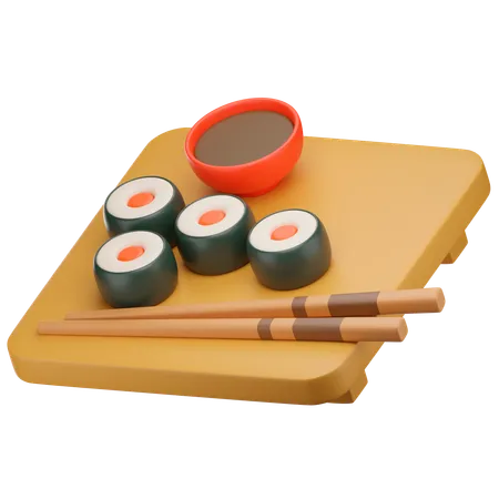 Sushi  3D Icon