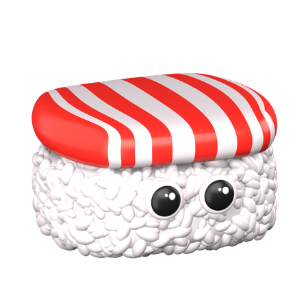 Sushi  3D Icon