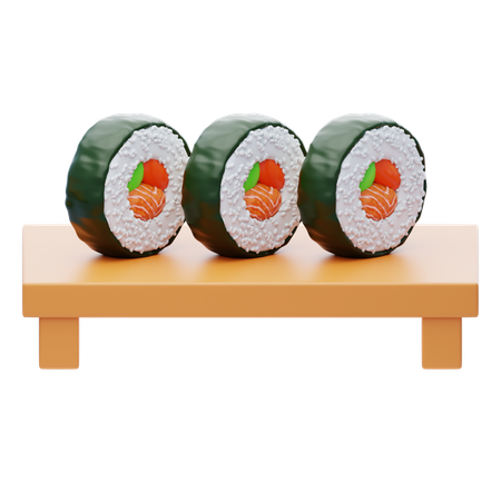 Sushi  3D Icon