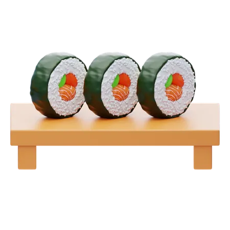 Sushi  3D Icon