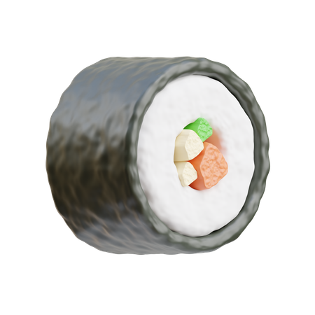 Sushi  3D Icon