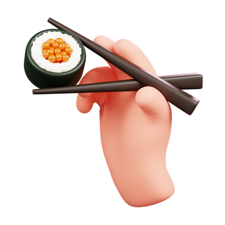 Sushi  3D Icon