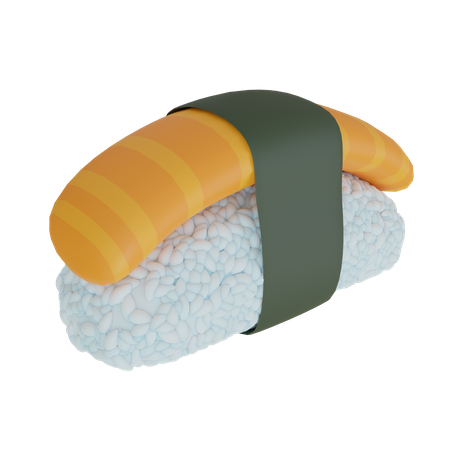 Sushi  3D Icon