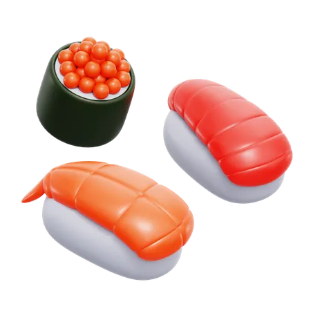 Sushi  3D Icon