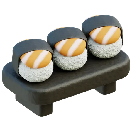 Sushi  3D Icon