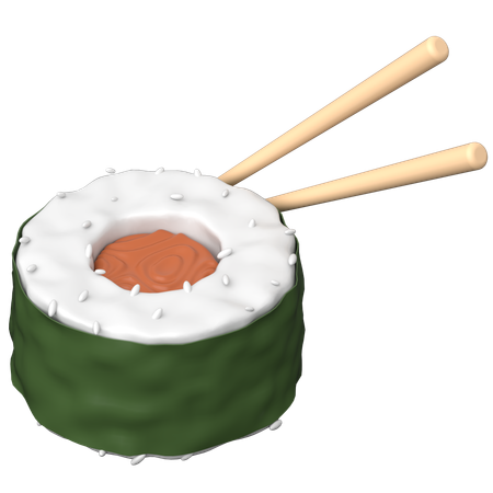 Sushi  3D Icon